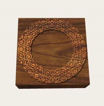 Mandalastempel aus Hartholz